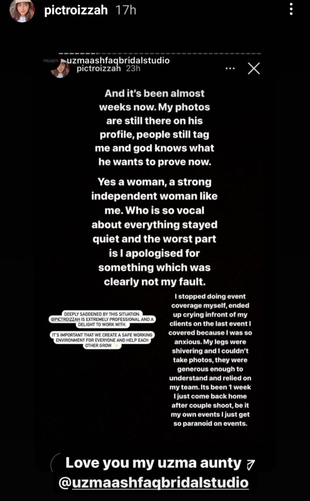 Photographer Irfan Ahson Accused of Bullying by Female Photographer