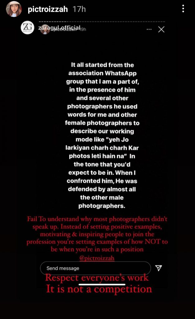 Photographer Irfan Ahson Accused of Bullying by Female Photographer