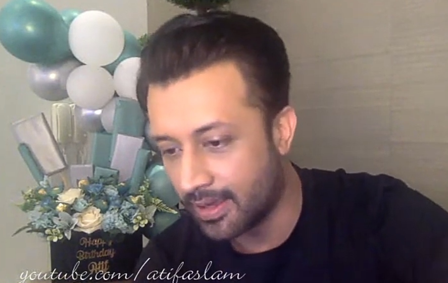 Atif Aslam Celebrates Birthday With Fans on YouTube