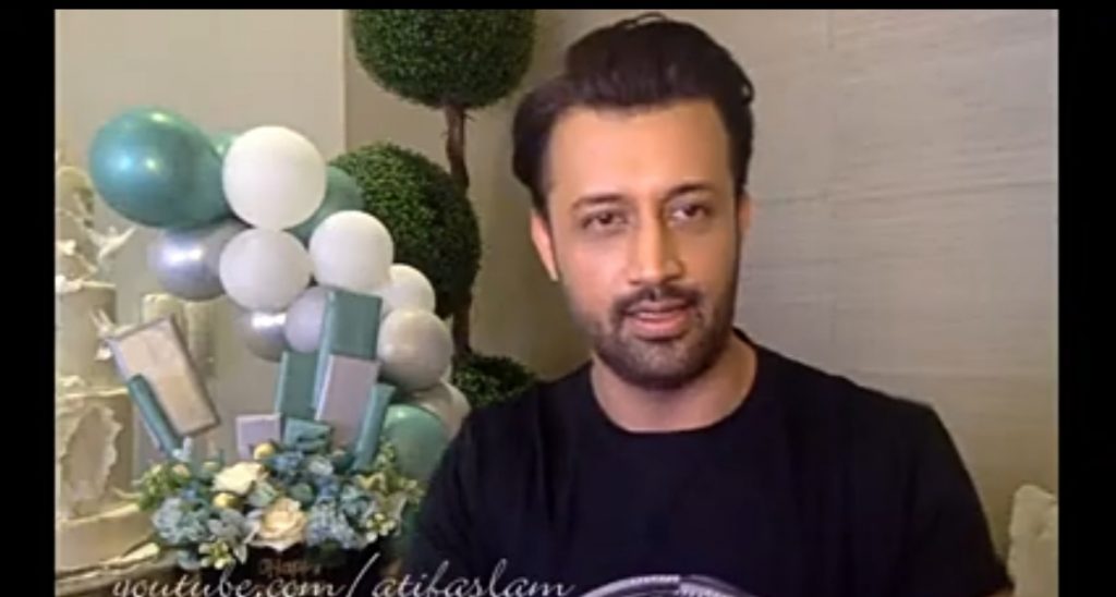 Atif Aslam Celebrates Birthday With Fans on YouTube