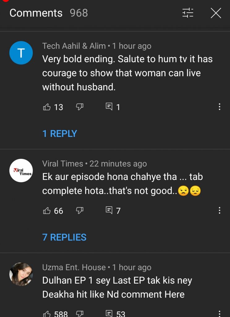 Public Reaction On Dulhan Drama 's Last Episode