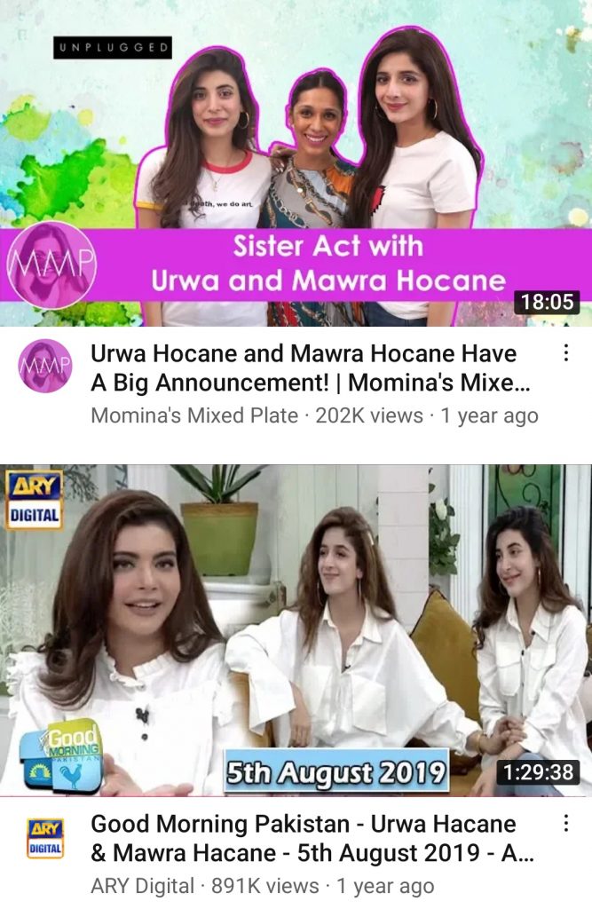 Fans Are Curious Why Urwa And Mawra Not Showing Up Together