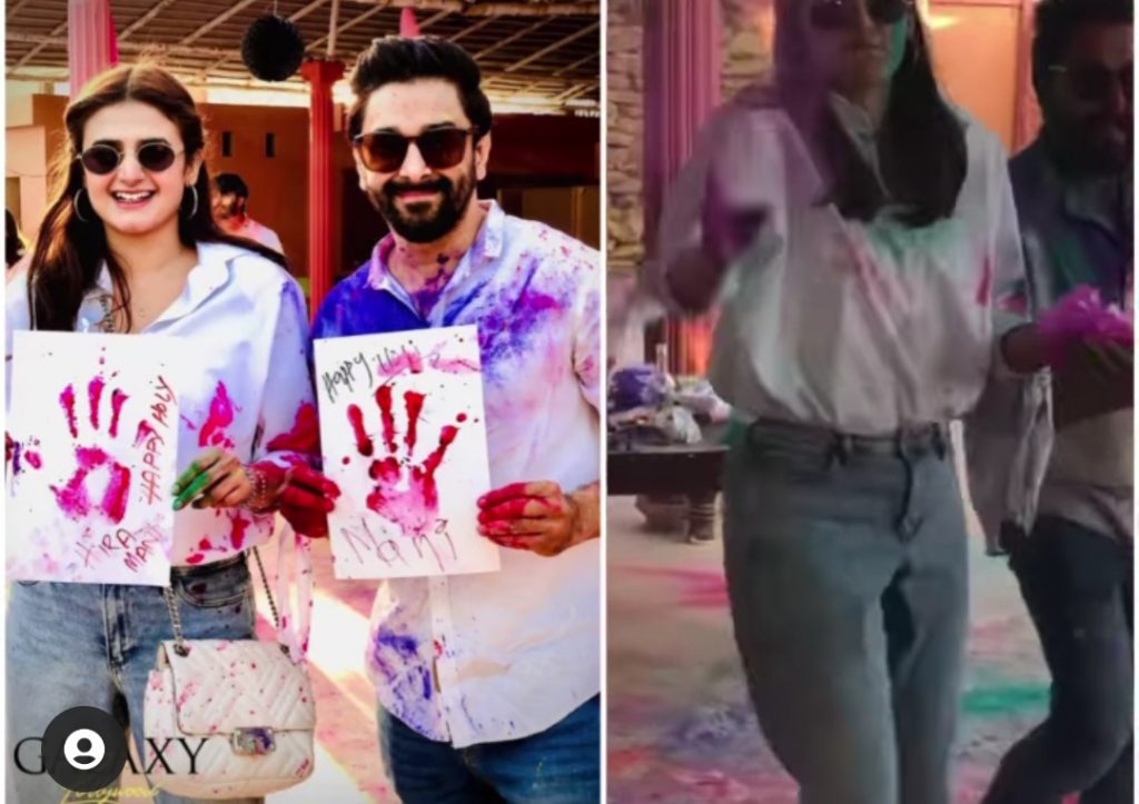 Public Doesn't Like Hira and Mani 's Holi Celebrations