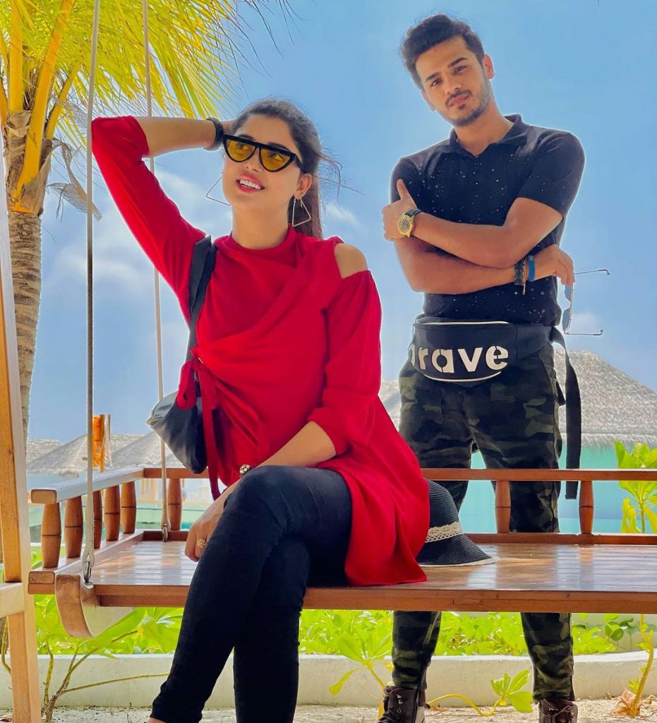 TikTok Star Zulqarnain Sikandar And Kanwal Aftab Vacationing in Maldives