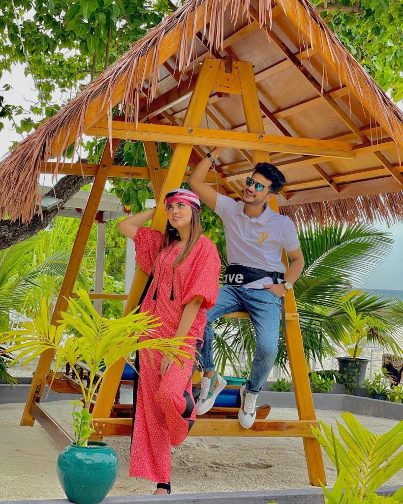 TikTok Star Zulqarnain Sikandar And Kanwal Aftab Vacationing in Maldives