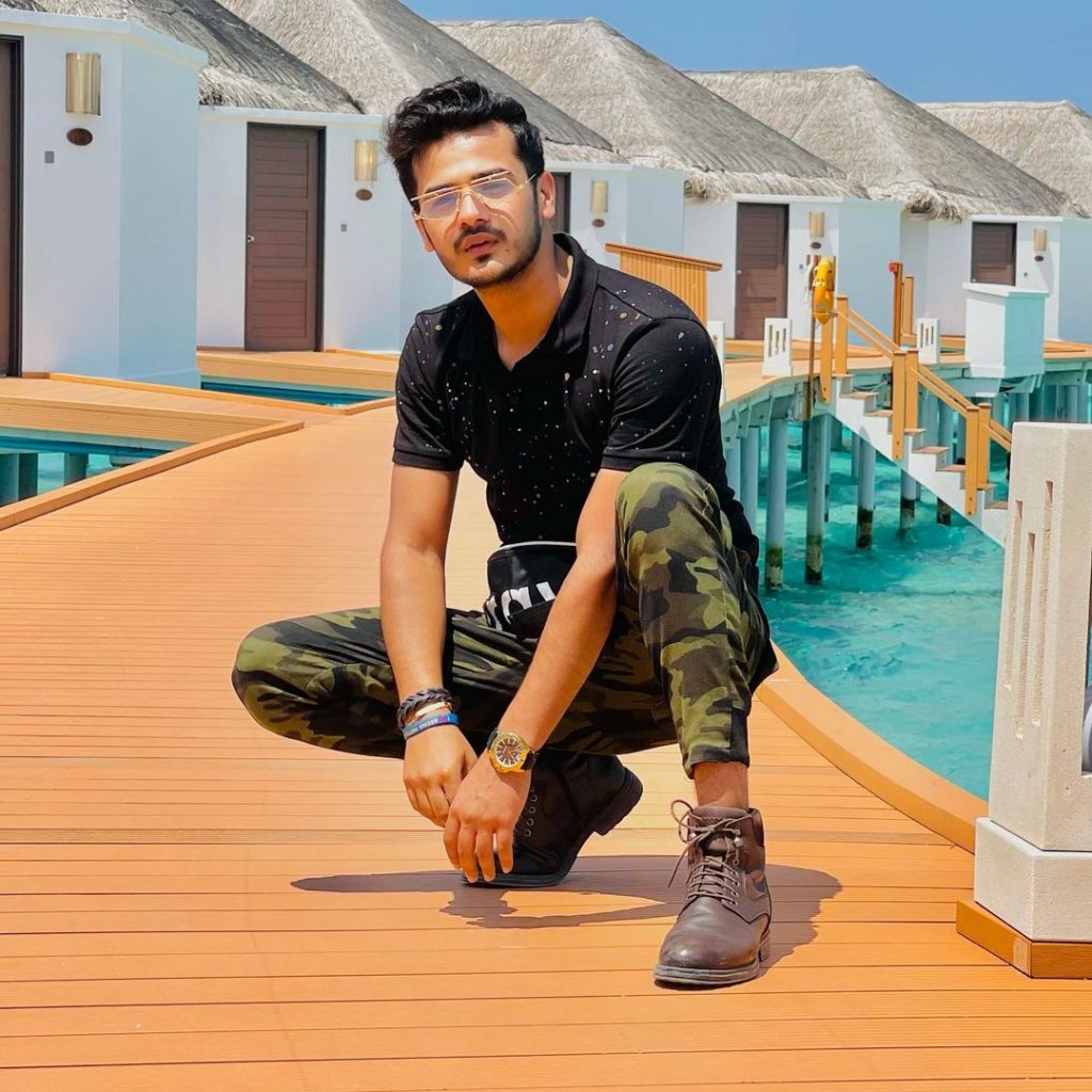 TikTok Star Zulqarnain Sikandar And Kanwal Aftab Vacationing in Maldives