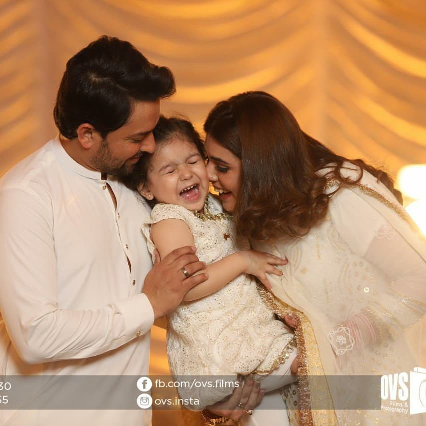 Actor Noman Habib with his Beautiful family at a Recent Wedding