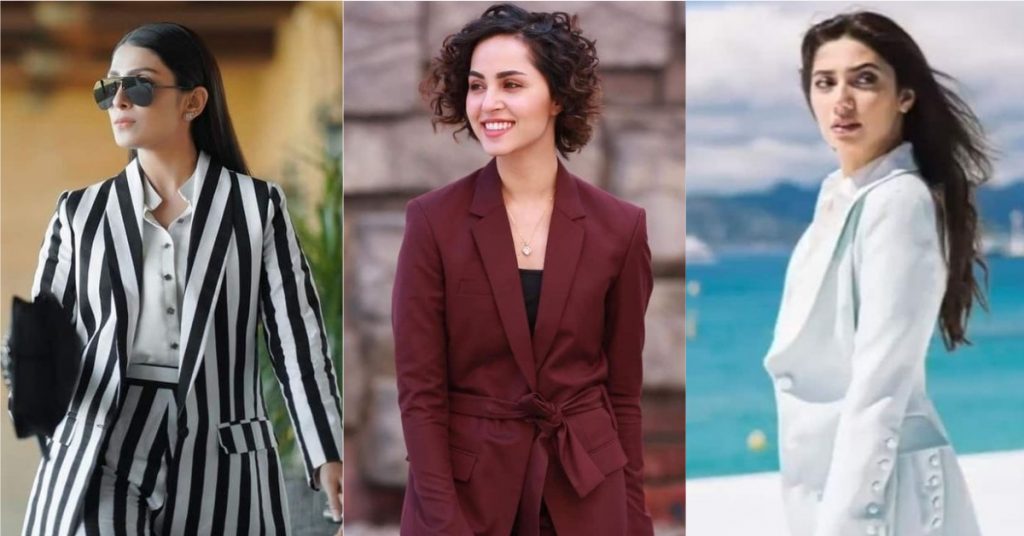 Top Pakistani Actresses In Stunning Suits
