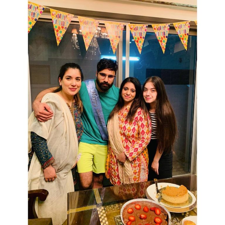 Rahim Pardesi Celebrating his Birthday with his Two Wives - Beautiful Pictures