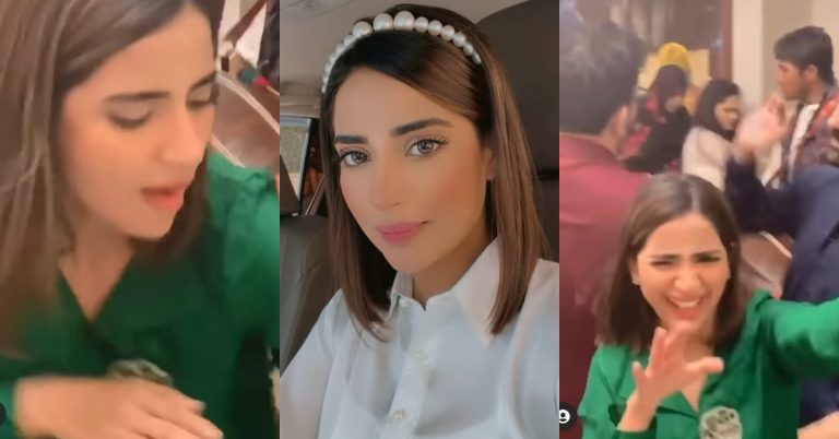 Netizens call out Saboor Aly On Violating SOPs At A Wedding