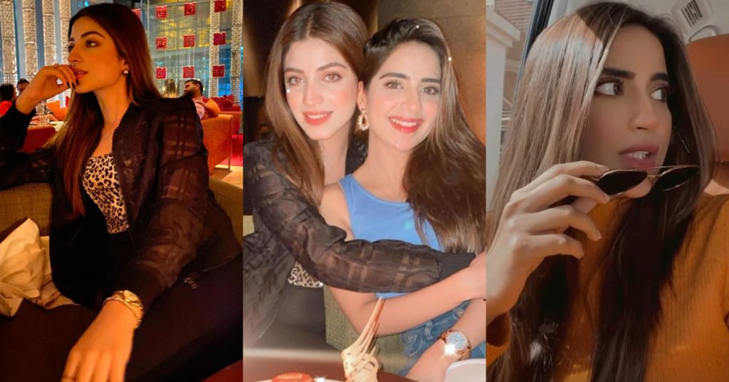 Saboor Aly And Kinza Hashmi Vacationing In Dubai