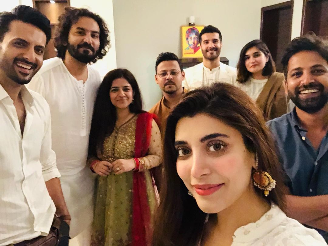 Newly Wed Couple Sadia Jabbar and Qasim Ali Mureed with Friends