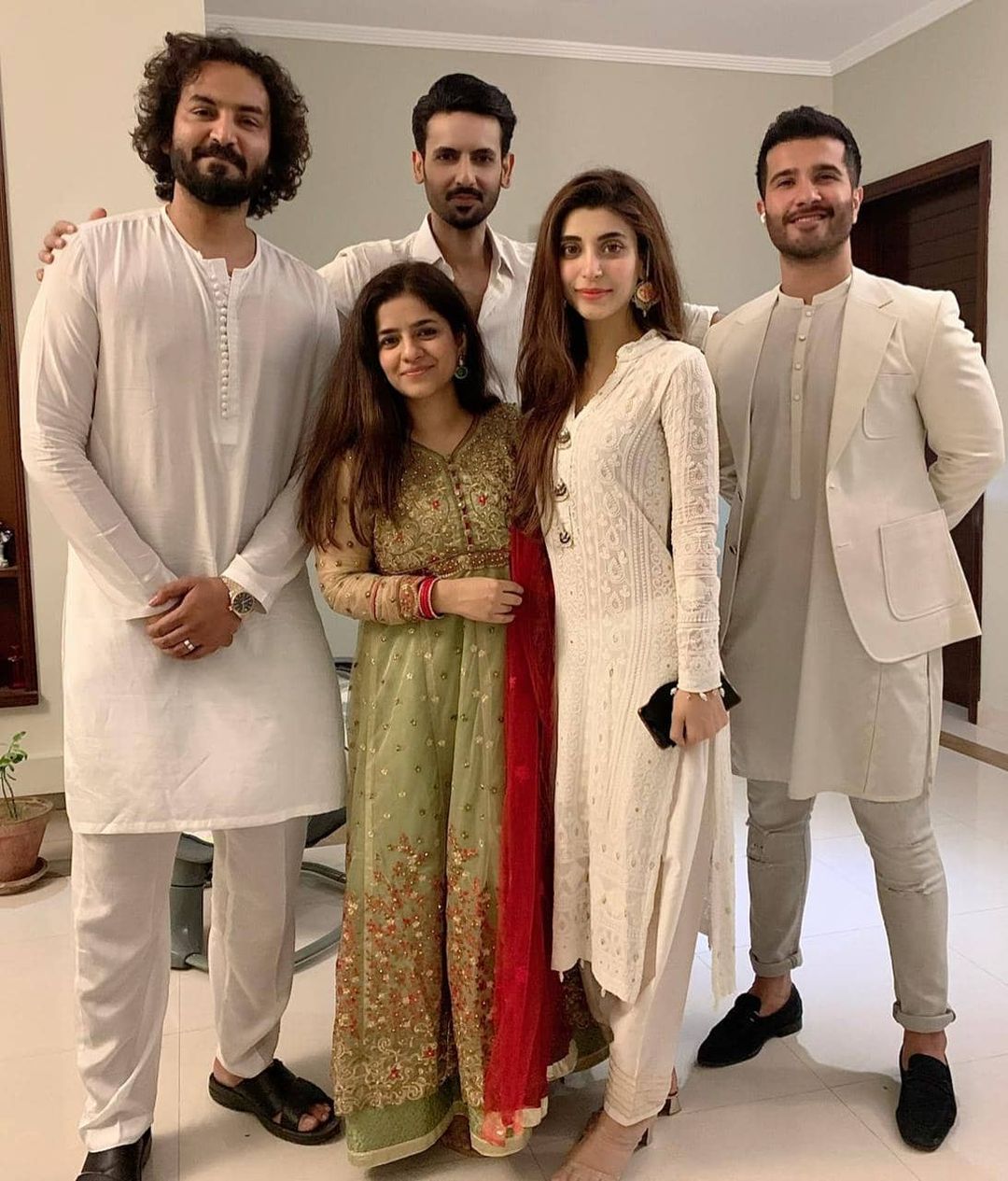 Newly Wed Couple Sadia Jabbar and Qasim Ali Mureed with Friends