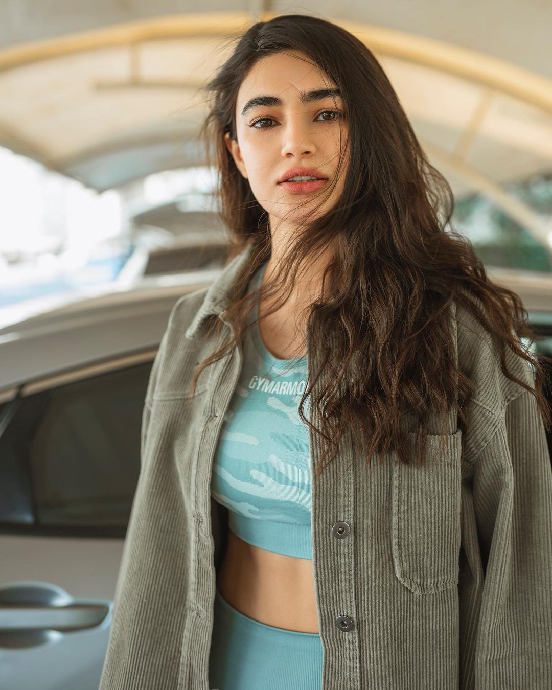 Actress and Model Saheefa Jabbar Clicks in Gym Wear