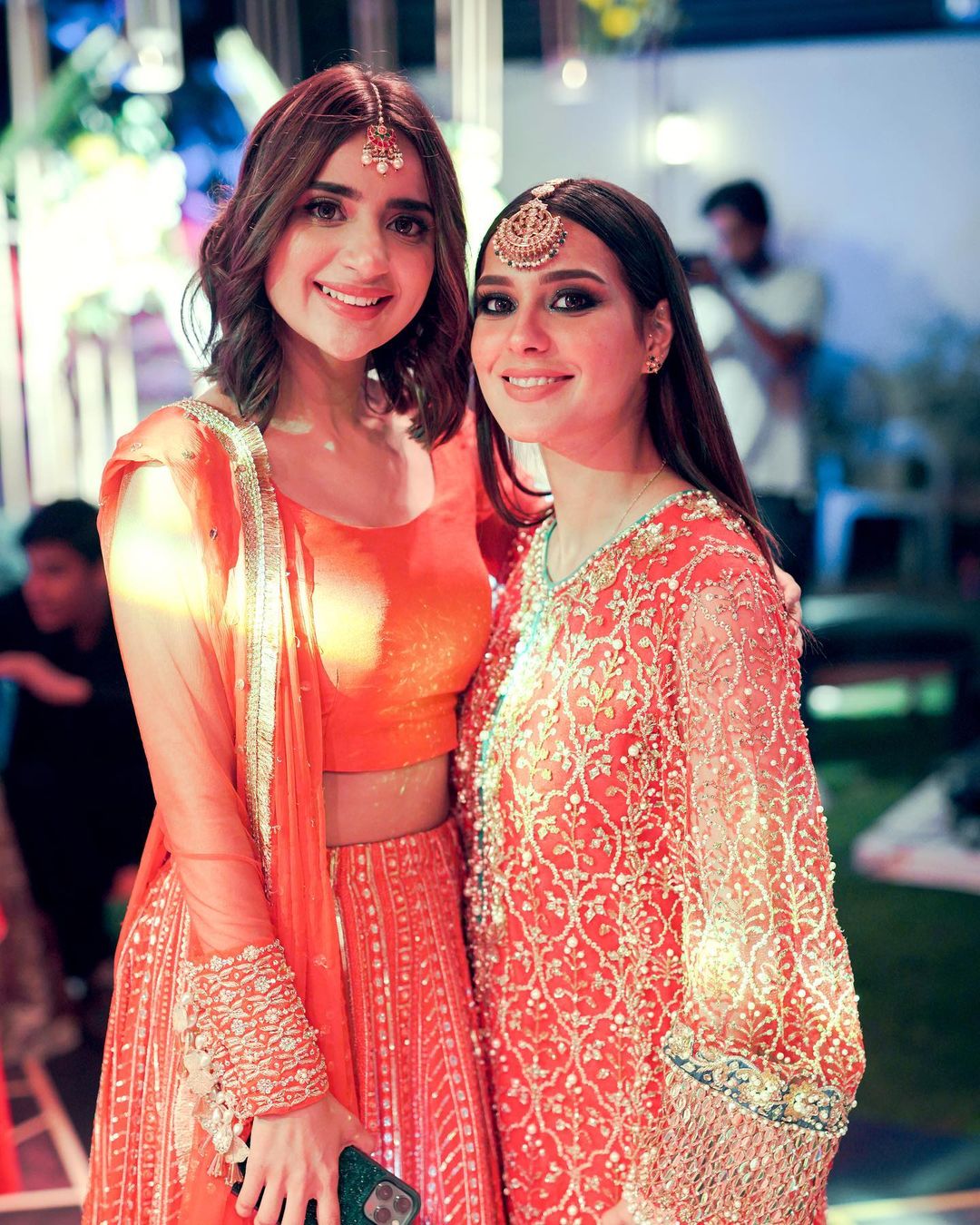 Beautiful Pictures of Celebrities from Mehndi Event of Umair Qazi