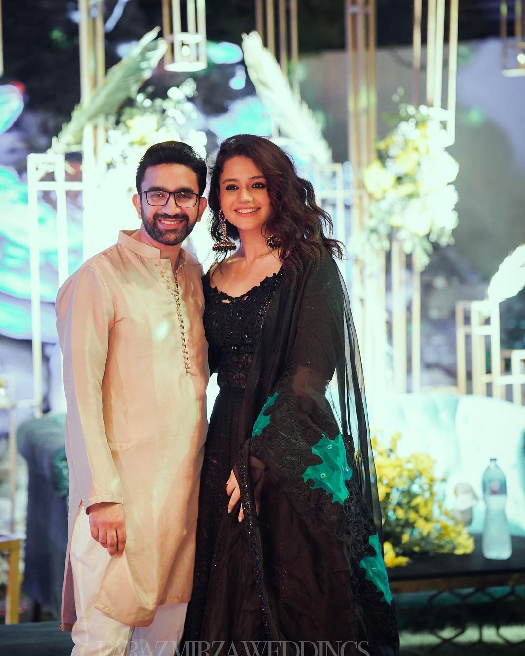 Beautiful Pictures of Celebrities from Mehndi Event of Umair Qazi