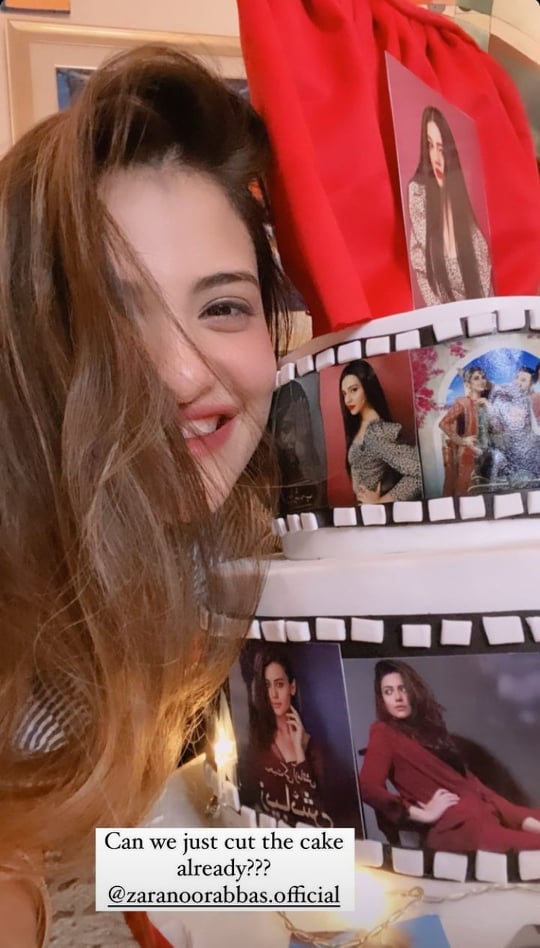 Zara Noor Abbas Gets A Wonderful Pre-Birthday Surprise