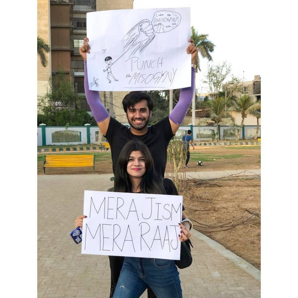 Highlights From Aurat March on Women's Day 2021