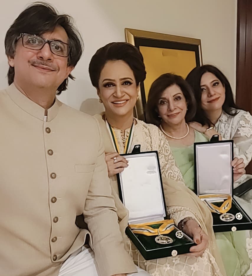 Celebrities Honored With Civil Award By President Of Pakistan
