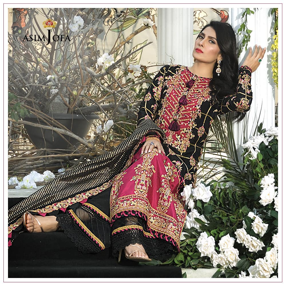 Asim Jofa's Latest Festive Collection Featuring Ayeza Khan