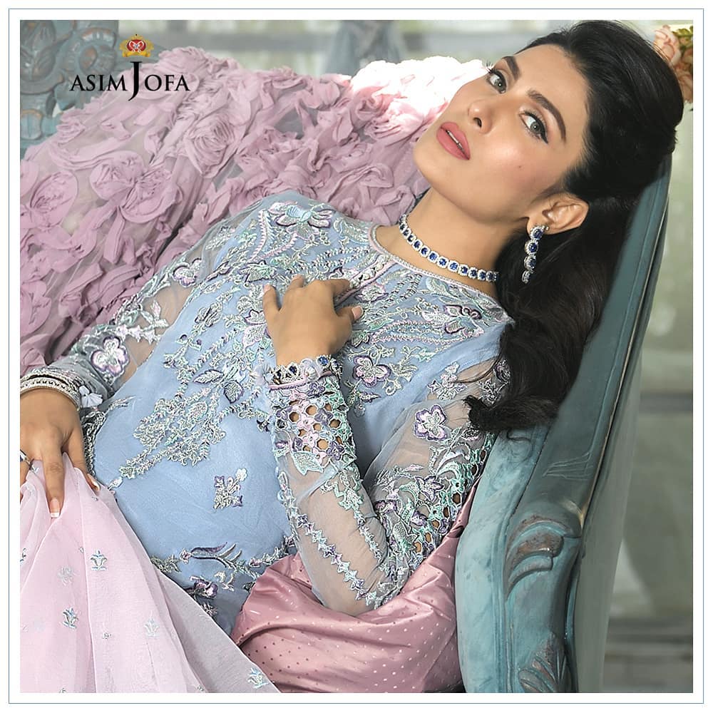 Asim Jofa's Latest Festive Collection Featuring Ayeza Khan