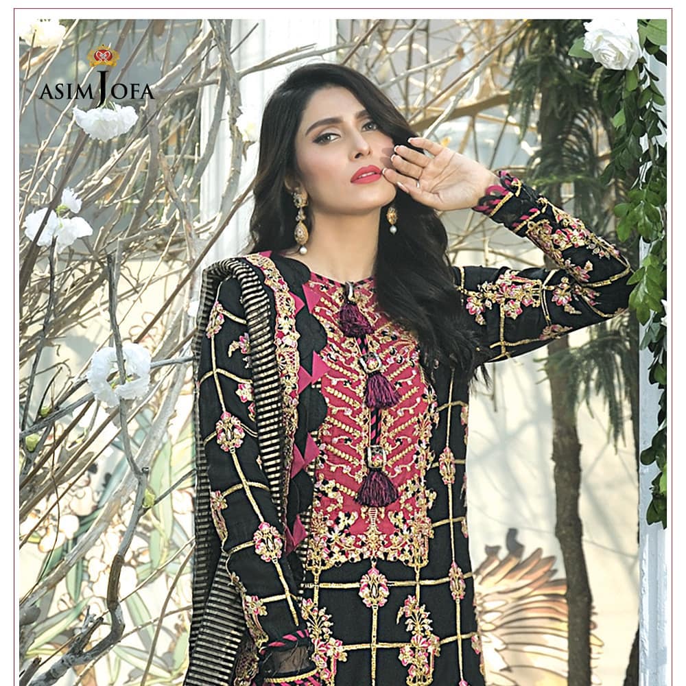 Asim Jofa's Latest Festive Collection Featuring Ayeza Khan