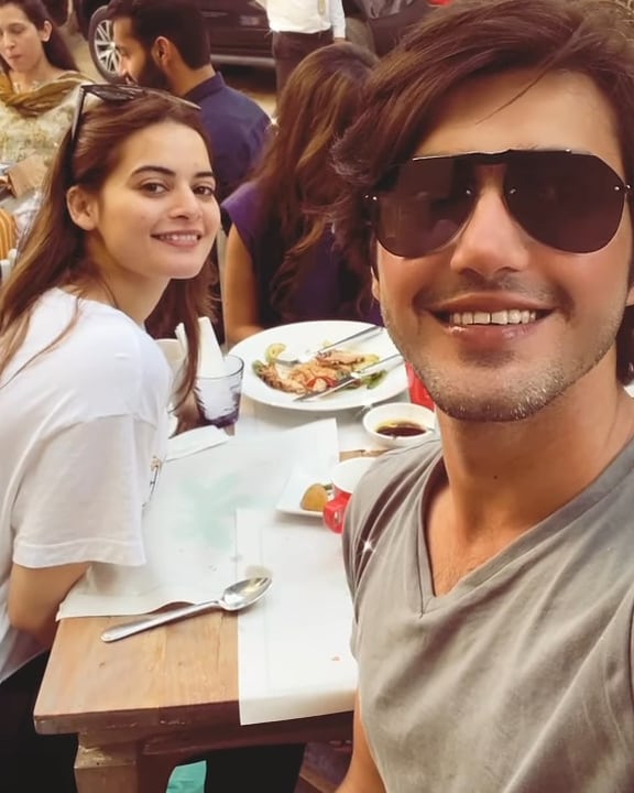 Ahsan Mohsin Shares Underwater Video With Minal On One Year Together