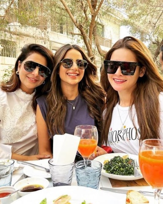 Minal Khan And Ahsan Mohsin Ikram Brunch Date With Friends