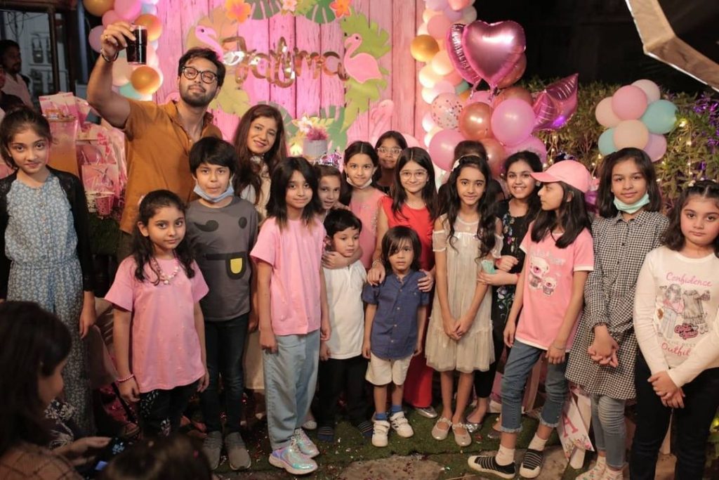 Fahad Mustafa's Daughter Fatima Celebrates Her 10th Birthday