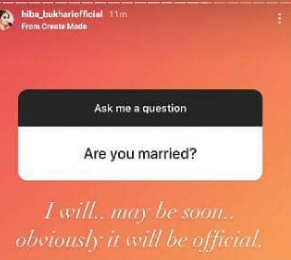 Hiba Bukhari Is Planning To Get Married