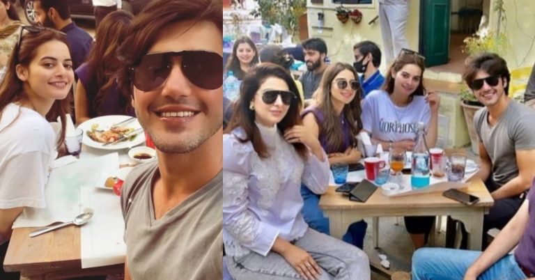 Minal Khan And Ahsan Mohsin Ikram Brunch Date With Friends