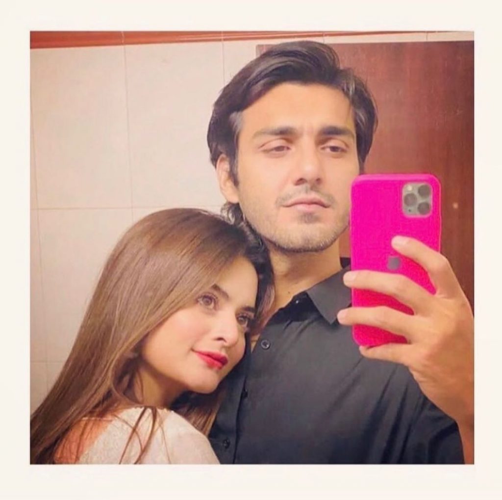 Ahsan Mohsin Shares Underwater Video With Minal On One Year Together