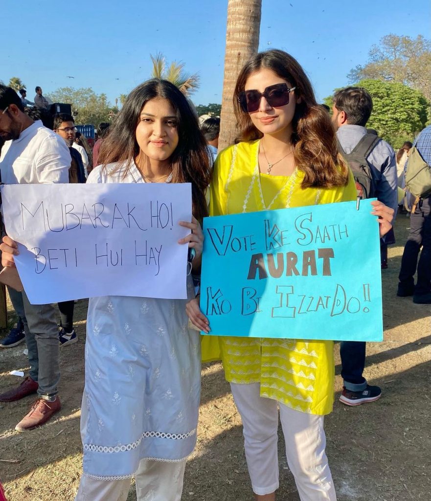 Highlights From Aurat March on Women's Day 2021