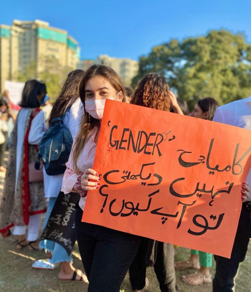 Highlights From Aurat March on Women's Day 2021