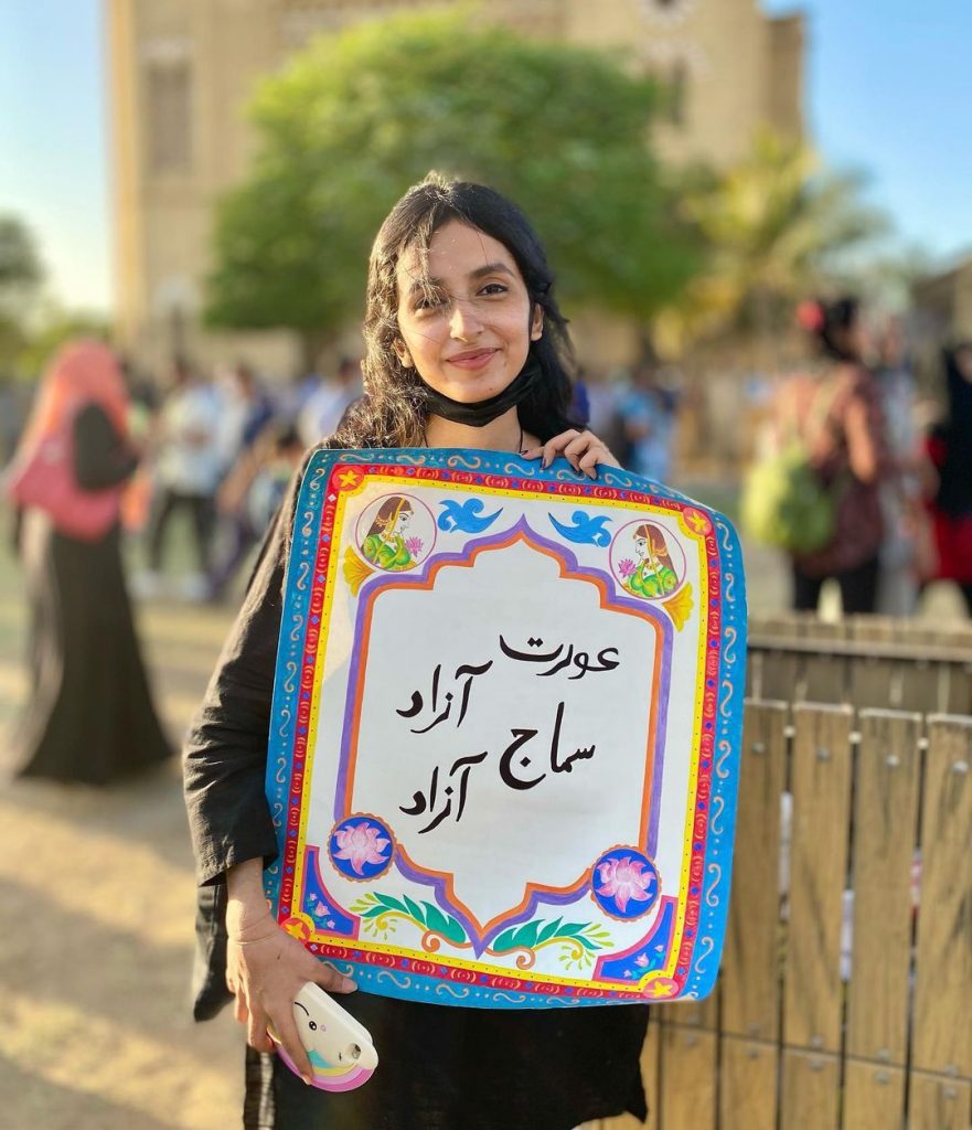 Highlights From Aurat March on Women's Day 2021