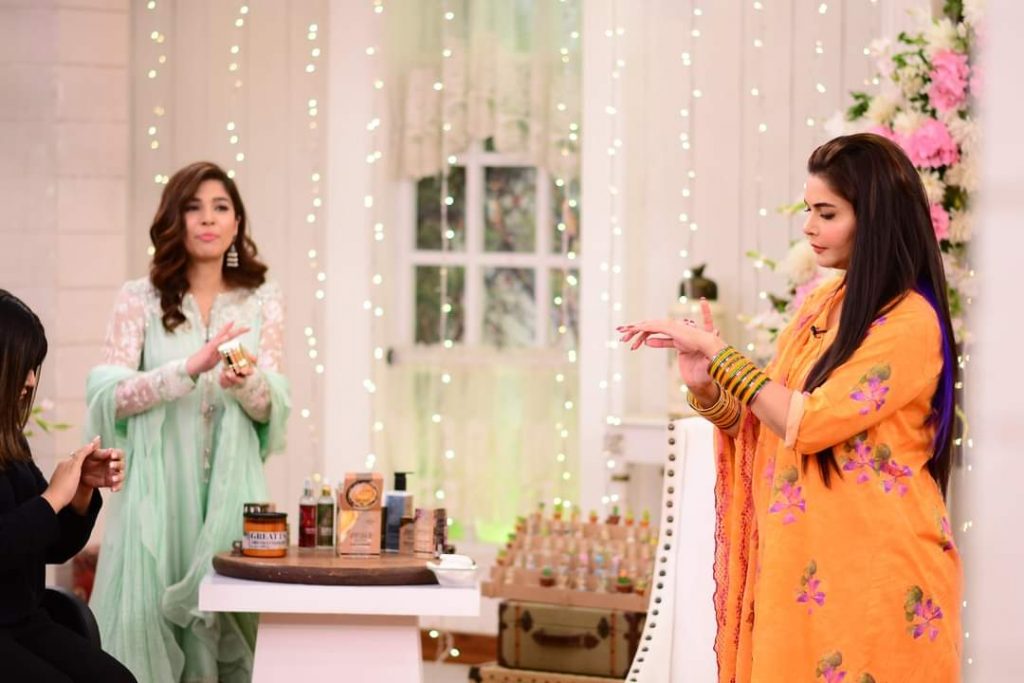 Ayesha Omar Beautiful Pictures From Good Morning Pakistan