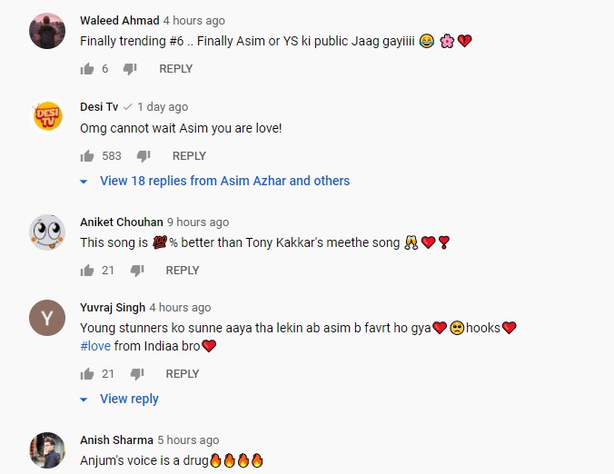 Asim Azhar's New Song "Yaad" Ft. Young Stunners Is Out Now - Public Reaction