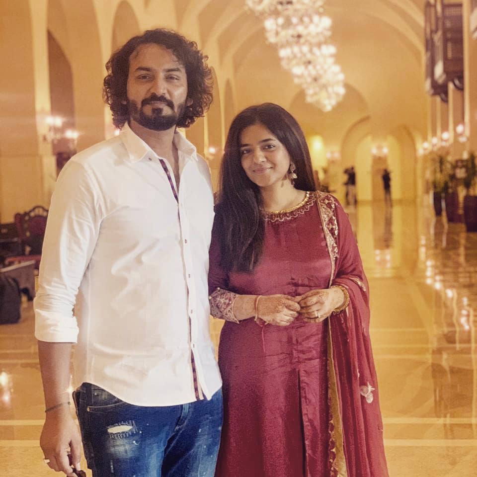 Director Qasim Ali Mureed Shares Pictures With Wife after Wedding