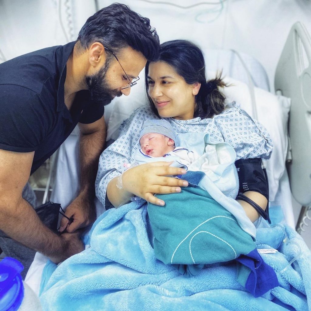 Rahim Pardesi And His Second Wife Welcome Their First child
