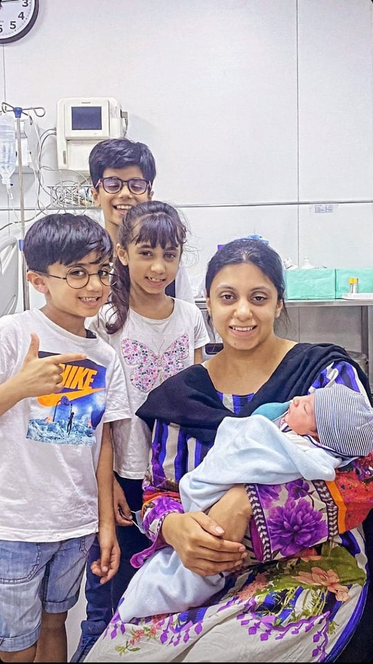 Rahim Pardesi And His Second Wife Welcome Their First child