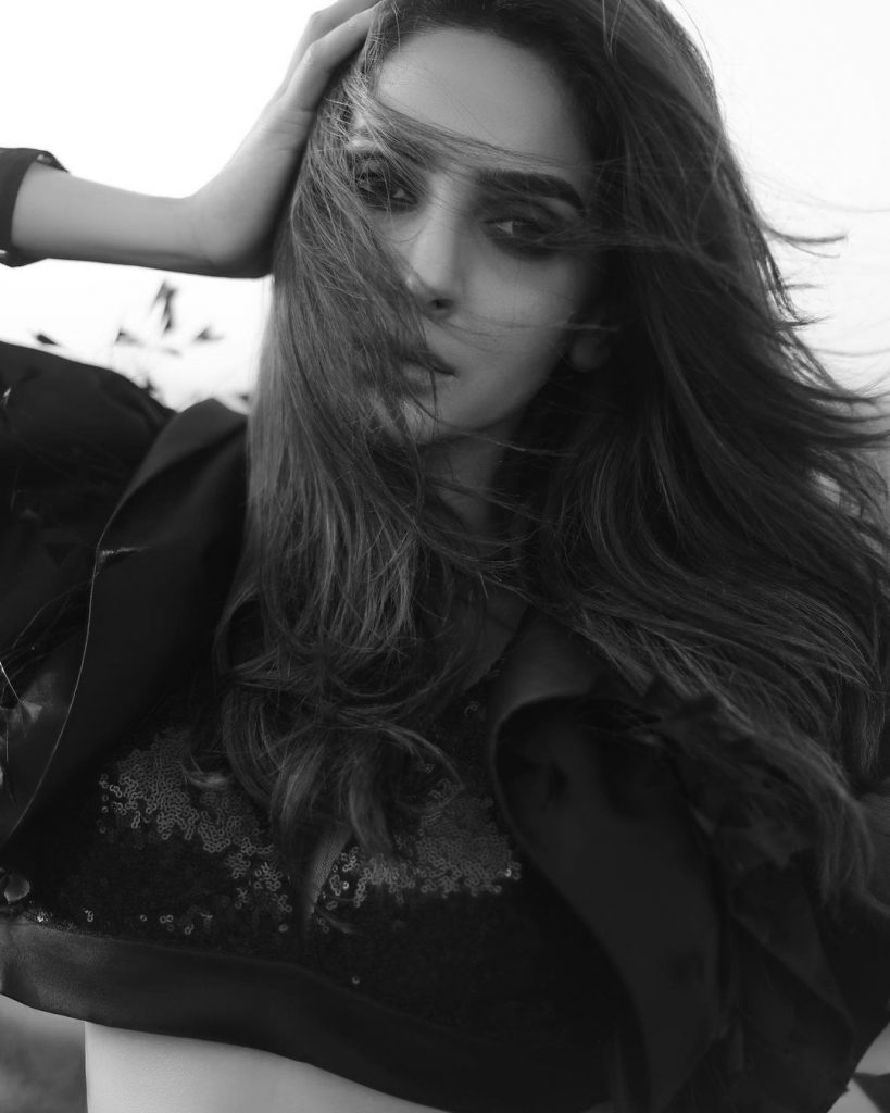 Saba Qamar's Latest Monochrome Photoshoot is Giving Classical Vibes