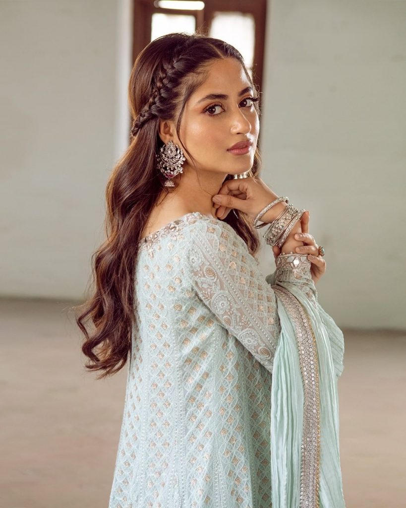 Latest Spring Festive Collection By Faiza Saqlain Featuring Sajal Aly