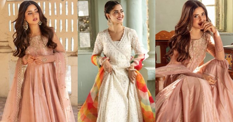 Sajal Ali Looked Ethereal In Her Latest Photo Shoot For Faiza Saqlain
