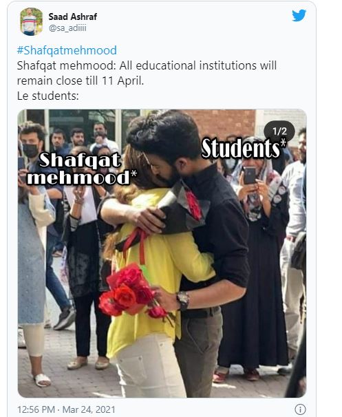 Twitter Flooded With Memes After Shafqat Mehmood Announces Educational Institutions To Remain Closed