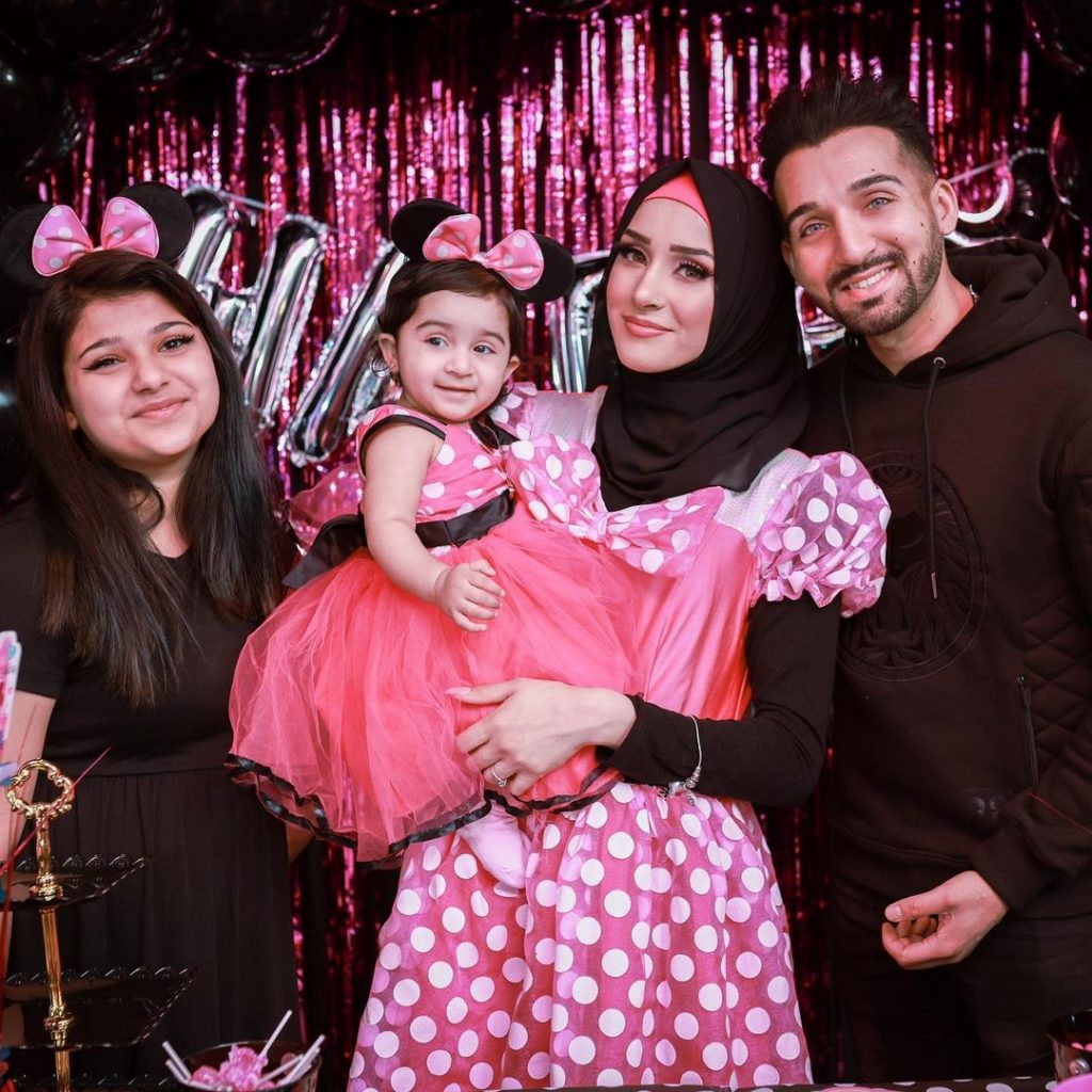 Sham Idrees Celebrating First Birthday Of Daughter Sierra Idrees