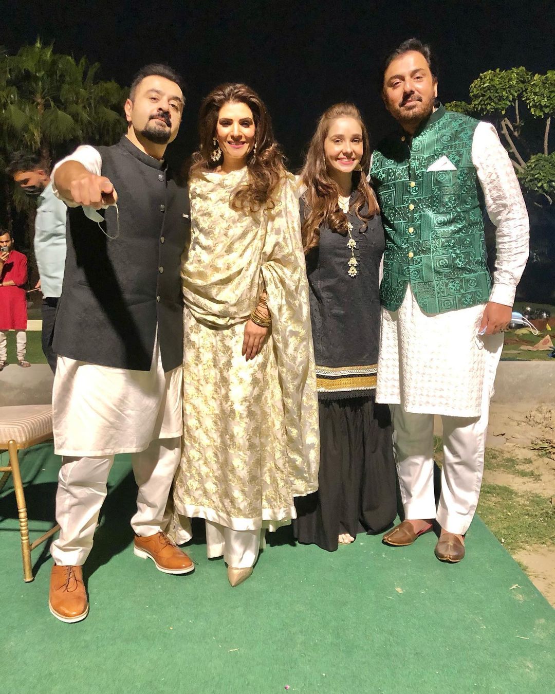 Beautiful Pictures of Celebrities from Eid Show 2021 Recording