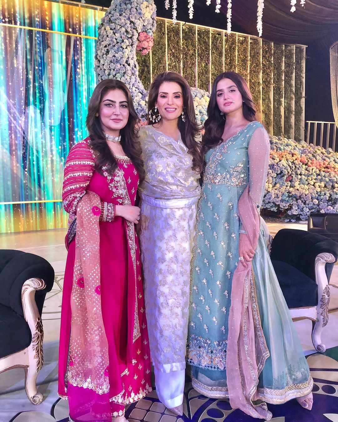 Beautiful Pictures of Celebrities from Eid Show 2021 Recording