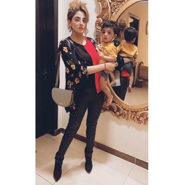Actress Fatima Sohail with her Son - Latest Adorable Pictures