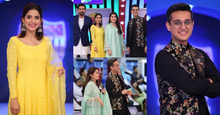 Saboor Aly And Shafaat Ali’s Glimpse From The Set Of JPL