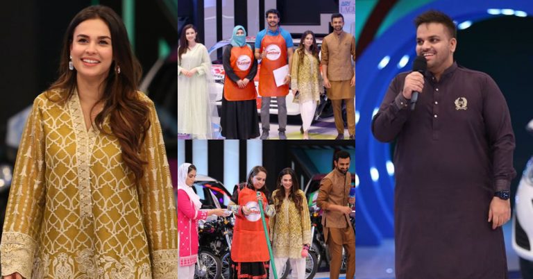 Amazing Clicks Of Mahenur Haider And Aadi Adeel From The Set Of JPL